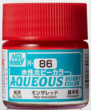 H-86 RED MADDER (ITALIAN RED)- ROJO ITALIANO - AQUEOUS HOBBY COLOR - ALTA CONCENTRACION. RINDE 20m H-86 RED MADDER (ITALIAN RED)- ROJO ITALIANO - AQUEOUS HOBBY COLOR - ALTA CONCENTRACION. RINDE 20m