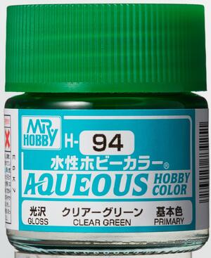 H-94 CLEAR GREEN - VERDE TRANSLUCIDO - AQUEOUS HOBBY COLOR - ALTA CONCENTRACION. RINDE 20ml. H-94 CLEAR GREEN - VERDE TRANSLUCIDO - AQUEOUS HOBBY COLOR - ALTA CONCENTRACION. RINDE 20ml.