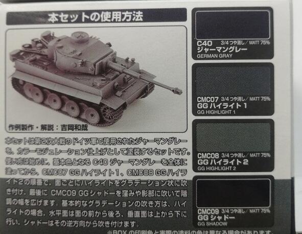 GERMAN GRAY MODULATION COLOR SET. 4 X 18ml. GERMAN ARMY COLORS READY TO USE. EASIEST WAY FOR AUTHENT