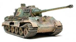 PANZER KAMPFWAGEN VI, TIGER II - KING TIGER -  PRODUCTION TURRET- HIGHLY DETAIL TANK WITH CREW FIGUR