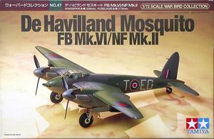 MOSQUITO FB Mk.VI/ NF Mk.II DE HAVILAND BRITHIS LIGHT BOMBER. HIGH DETAIL PLASTIC MODEL KIT. ENGRAVE