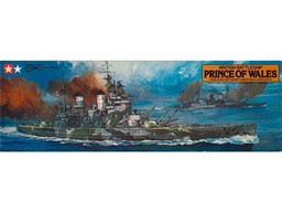 HMS PRINCE OF WALES BRITISH BATTLESHIP - HUNT OF THE BISMARK, SUNK BY JAPANESE ARMY - HI DETAIL MODE