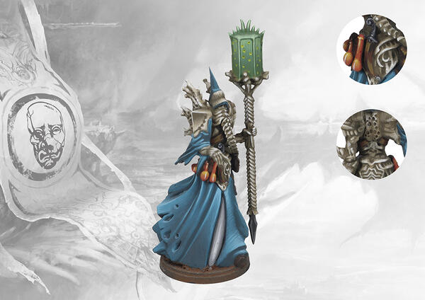 PHEROMANCER RESIN FIGURE - SPIRES ARMY - PARABELLUM WAR GAMES