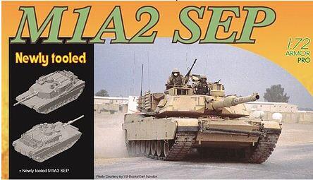 M1A2 ABRAMS SEP - NEWLY TOOLED, SUPER DETAIL IN TURRET, HULL REAR, BUSTLE RACKS, ONE PIECE BARREL - 