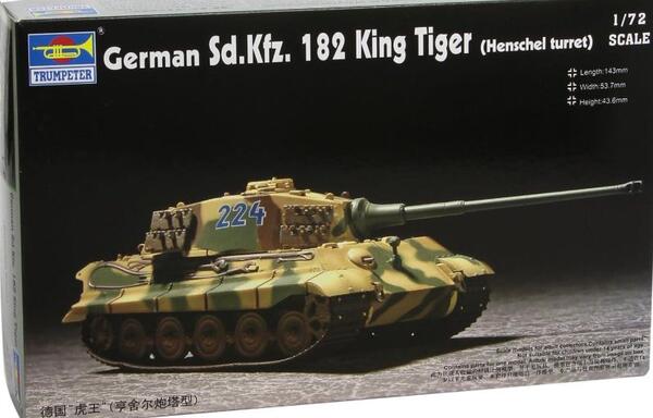 GERMAN Sd.Kz. 182 KING TIGER HENSCHEL TURRET WWI TANK