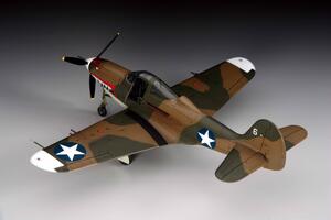 P-400 BELL  AIRACOBRA, U.S. ARMY AIR FORCE FIGHTER. ENGRAVED PANEL, DETAIL COOKPIT, 2 SIDE VERTICAL 