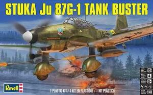 JUNKERS Ju-87 G-1 STUKA TANK BUSTER. DETAIL SUFACE AND COCKPIT. ENGAVED PANEL LINES. 4 PIECE CANOPY.