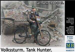 VOLKSSTURM. TANK HUNTER. GERMANY 1944-45. HIGH DETAIL MODEL KIT VOLKSSTURM. TANK HUNTER. GERMANY 1944-45. HIGH DETAIL MODEL KIT