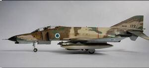 RF-4E PHANTOM II "ISRAEL D.F."  PLUS EDUARD RF-4 PHOTO-ETCH DETAIL COCKPIT SET. ENGRAVED PANEL LINES