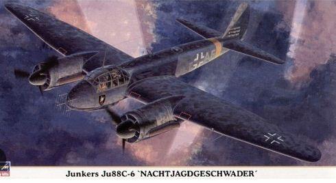 JUNKERS JU 88 C.6 "NACHTJAGDGESCHWADER". NIGHT HUNTER DETAIL KIT. PLUS SQUADRON CRISTAL CLEAR CANOPY