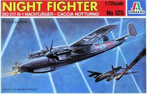 DO 217 N-1 NIGHT FIGHTER. DETAIL MODEL KIT, ENGRAVED PANEL LINES, GUNS, ANTENNA.