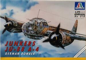 JU-88 A-4 JUNKERS GERMAN BOMBER. DETAIL MODEL KIT. ENGRAVED PANEL LINES, DETAIL COCKPIT AND GONDOLA. JU-88 A-4 JUNKERS GERMAN BOMBER. DETAIL MODEL KIT. ENGRAVED PANEL LINES, DETAIL COCKPIT AND GONDOLA.