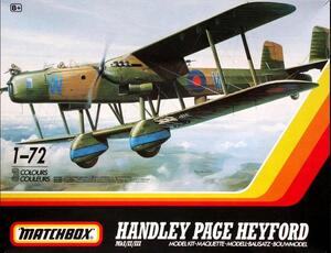 HANDLEY PAGE HEYFORD . 3 COLOR INJECTED PLASTIC. DETAIL IN ALL SUFACES. 