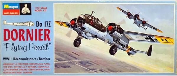 DO 17Z DORNIER "FLYING PENCIL". + BONNUS EDUARD PHOTO-ETCH  DETAIL SET + ESQ CRISTAL CLEAR CANOPY