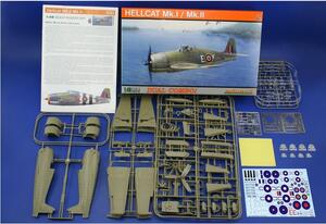 HELLCAT Mk.I / Mk.II COMBO 2KITS IN ONE BOX. EXTRA RESIN AND PHOTO-ETCHED PARTS.