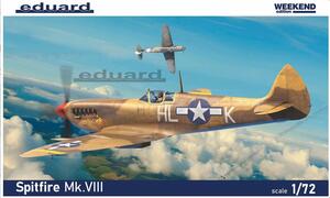 SPITFIRE Mk. VIII . ++ BONNUS SUPER SCALE DECAL: 5 VESION SPITFIRES IN THE U.S. SERVICE.