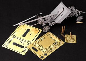 8.8cm PANZERJAGERKANONE PAK 43. ADVANCE THECNOLOGY MODEL KITS. PHOTO-ETCH DETAIL PARTS, METAL BARREL