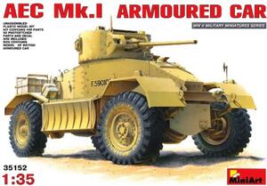 AEC Mk.I ARMOURED CAR. ACCURATE DETAIL IN ALL INTERNAL AND EXTERNAL SURFACES, PHOTO-ETCHED PARTS