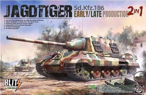 JAGDTIGER Sd.Kfz.186 EARLY/LATE PRODUCTION . ULTRA DETAIL MODEL KIT. SPECIAL TRACK DESIGN, PHOTO ETC