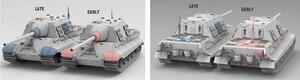 JAGDTIGER Sd.Kfz.186 EARLY/LATE PRODUCTION . ULTRA DETAIL MODEL KIT. SPECIAL TRACK DESIGN, PHOTO ETC