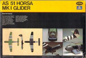 AS 51 HOSA Mk.I / Mk.II GLIDER. FULL EXTERIOR AND INTERIOR DETAIL. DISPLAY BASE. READY FOR DIOAMA.