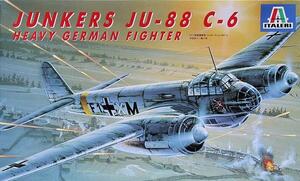 JUNKERS JU-88 C-6 GERMAN HEAVY FIGHTER. DETAIL MODEL KIT.