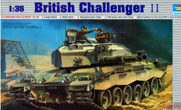 BRITISH CHALLENGER II TANK. HIGH DETAIL IN ALL SURFACES.
