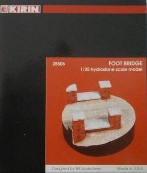 FOOT BIDGE ROAD. HYDOSTONE SCALE MODEL. GREAT DETAIL.