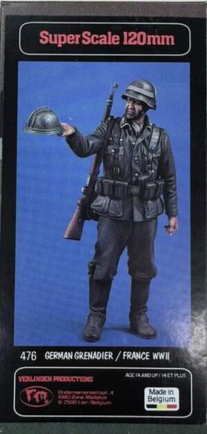 GERMAN GRENADIER, FRANCE WWII GERMAN GRENADIER, FRANCE WWII