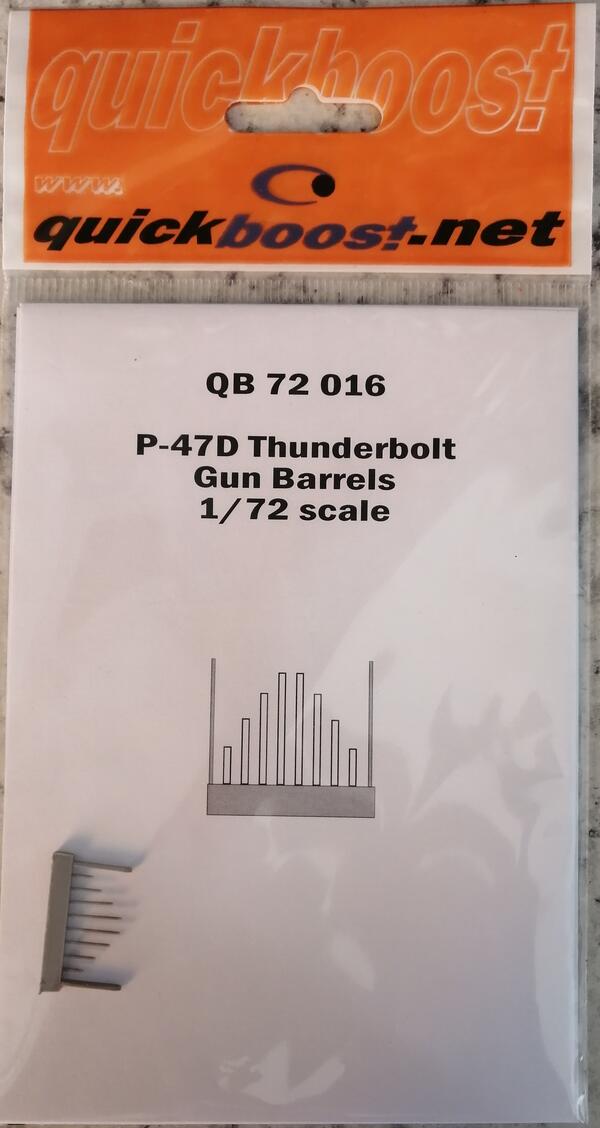 P-47D THUNDEBOLT GUN BARRELS. HIGH DETAIL RESIN GUNS
