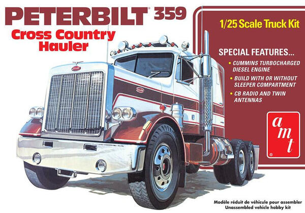 PETERBILT 359 CROSS COUNTRY HAULER. CUMMINS TUBOCHARGED DIESEL ENGINE. BUILT w/wout SLEEPE COMPARTME
