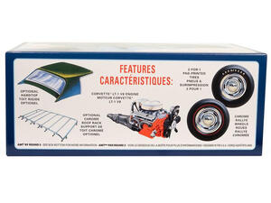 CORVETTE CONVETIBLE 1972. OPTIONAL SOFT TOP AND CHROME ROOF BACK SUPPORT. CORVETTE LT-1 V8 ENGINE. G