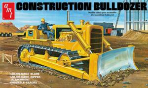 CONSTRUCTION BULLDOZER - ADJUSTABLE BLADE & RIPPER ATTACHMENT, MOVABLE TRACKS, GIANT SIX-CILINDER TU
