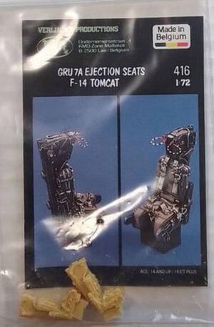 GRUMAN 7A EJECTION SEATS. FOR F-14 TOMCAT. RESIN PIECES.