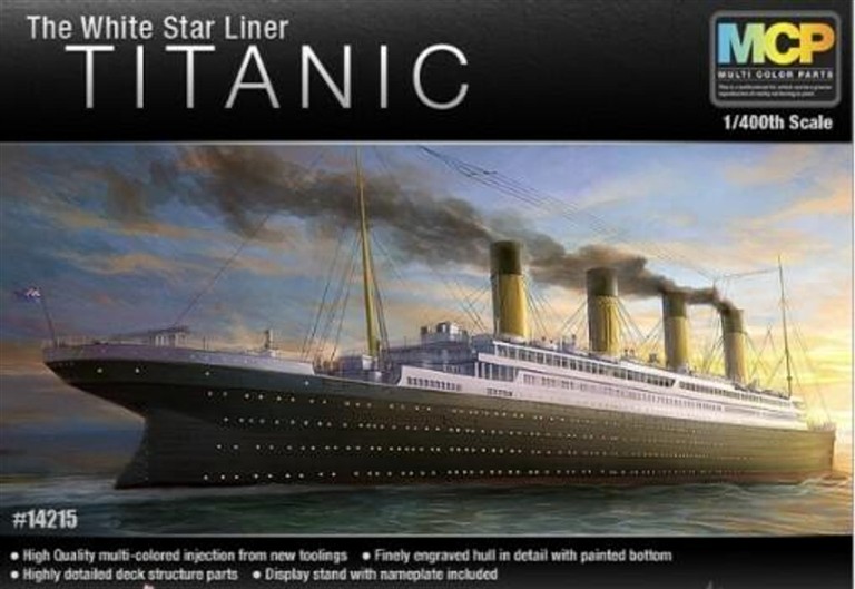 RMS TITANIC THE WITHE STAR LINER. VER: https://www.scalemates.com/products/img/9/2/1/147921-10244-pr