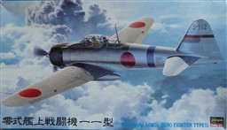 MITSUBISHI A6M2a TPE 11 ZERO FIGHTER. BOX ART : https://www.scalemates.com/products/img/4/7/5/153475