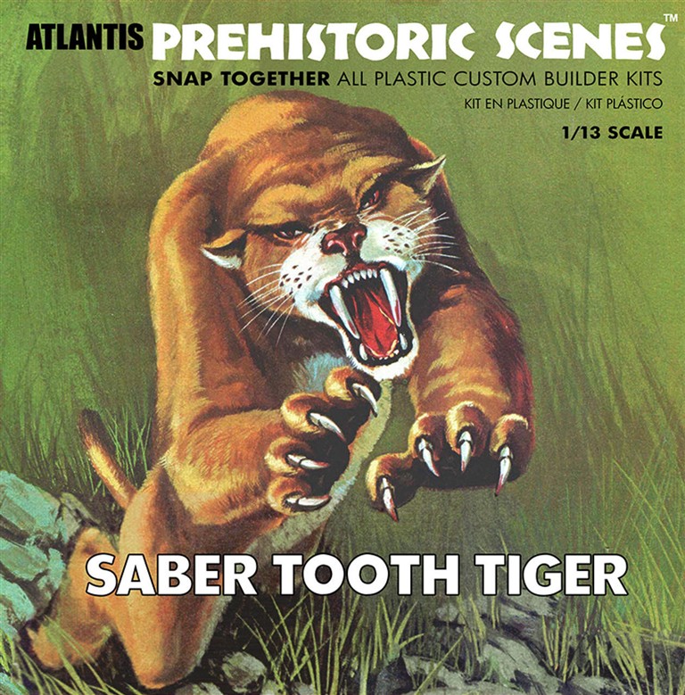 SABER TOOTH TIGER - PEHISTORIC SCENES-