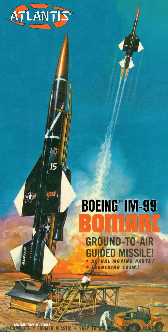 BOEING IM-99 BOMARC MISSILE w/ LAUNCHING PLATFORM AND CREW.