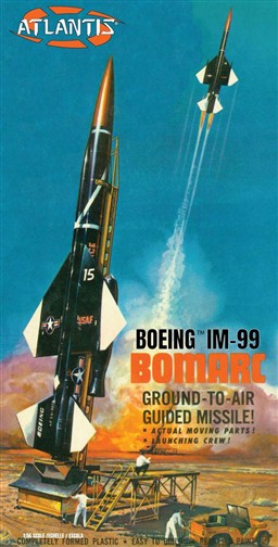 BOEING IM-99 BOMARC MISSILE w/ LAUNCHING PLATFORM AND CREW. BOEING IM-99 BOMARC MISSILE w/ LAUNCHING PLATFORM AND CREW.