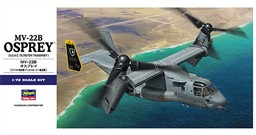 MV-22 B OSPREY. U.S.M.C. TILTROTOR TRANSPORT. DISPLAY BASE INCLUDED. HIGHLY DETAIL PANEL SURFACES.