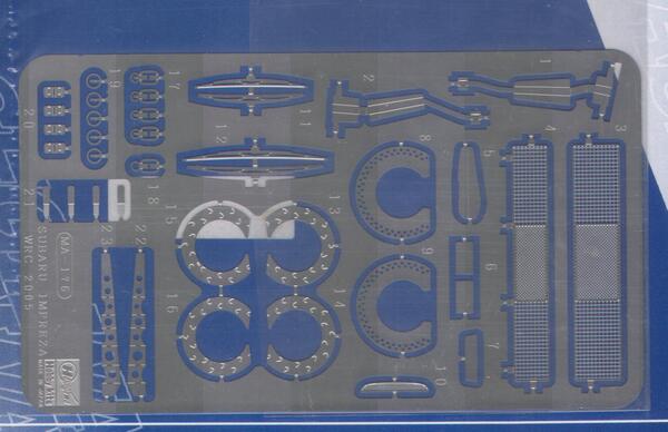SUBARU IMPREZA WRC 2005 METAL ETCHING PARTS